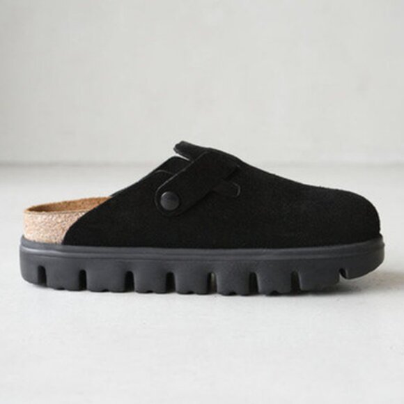 [New Color] Women's Birkenstock "Black" Boston Chunky Clogs - Picture 6 of 6